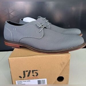 NIB J75 Jump Men’s Hamilton Gray Oxford Dress Shoes Lace Up - Size 9